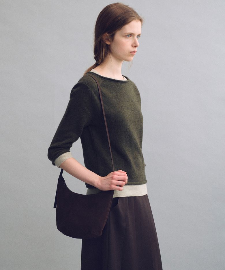 arc hobo bag (suede brown)