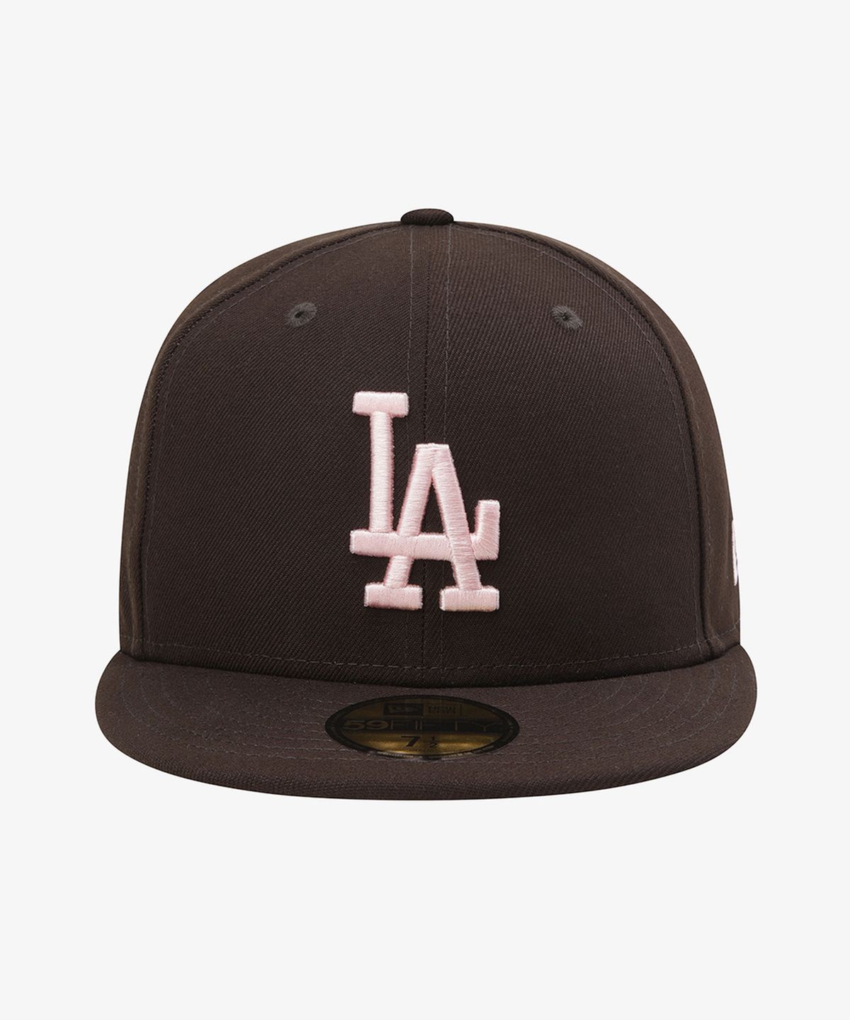 뉴에라(NEW ERA) MLB LA 다저스 컬러 포인트 피티드캡 번트 우드/핑크 15411783