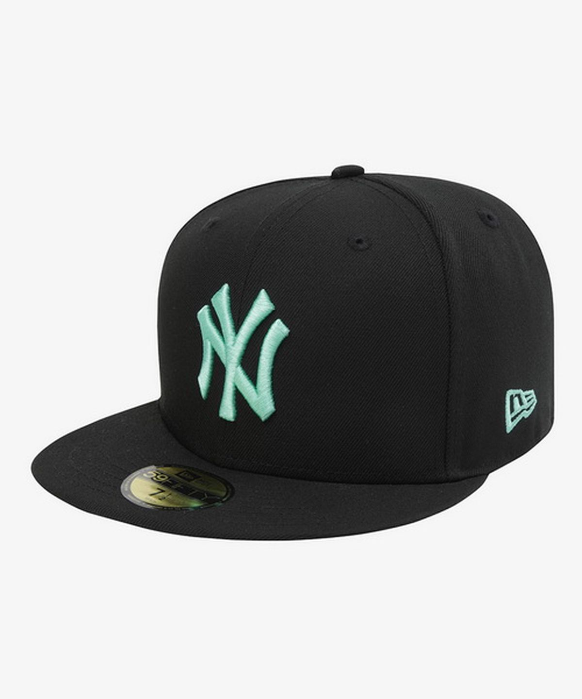 뉴에라(NEW ERA) MLB 뉴욕 양키스 컬러 포인트 피티드캡 블랙/민트 15411781