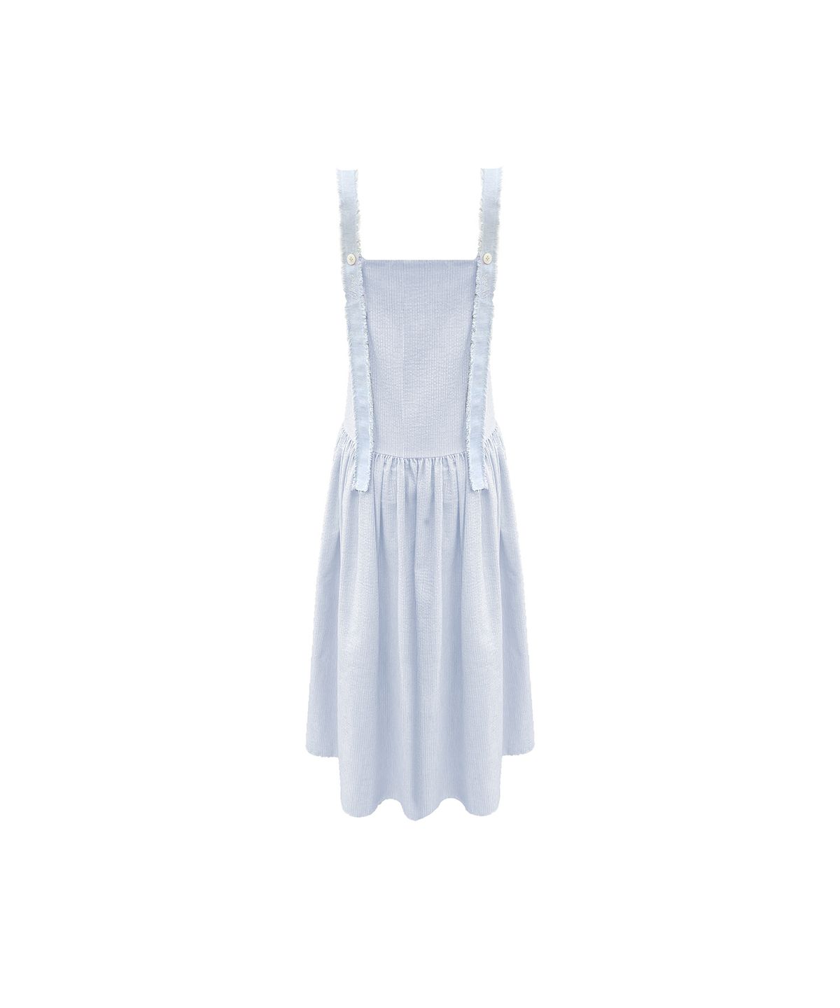 티백(TIBAEG) 데님 헤링본 원피스 블루 DENIM HERRINGBONE DRESS