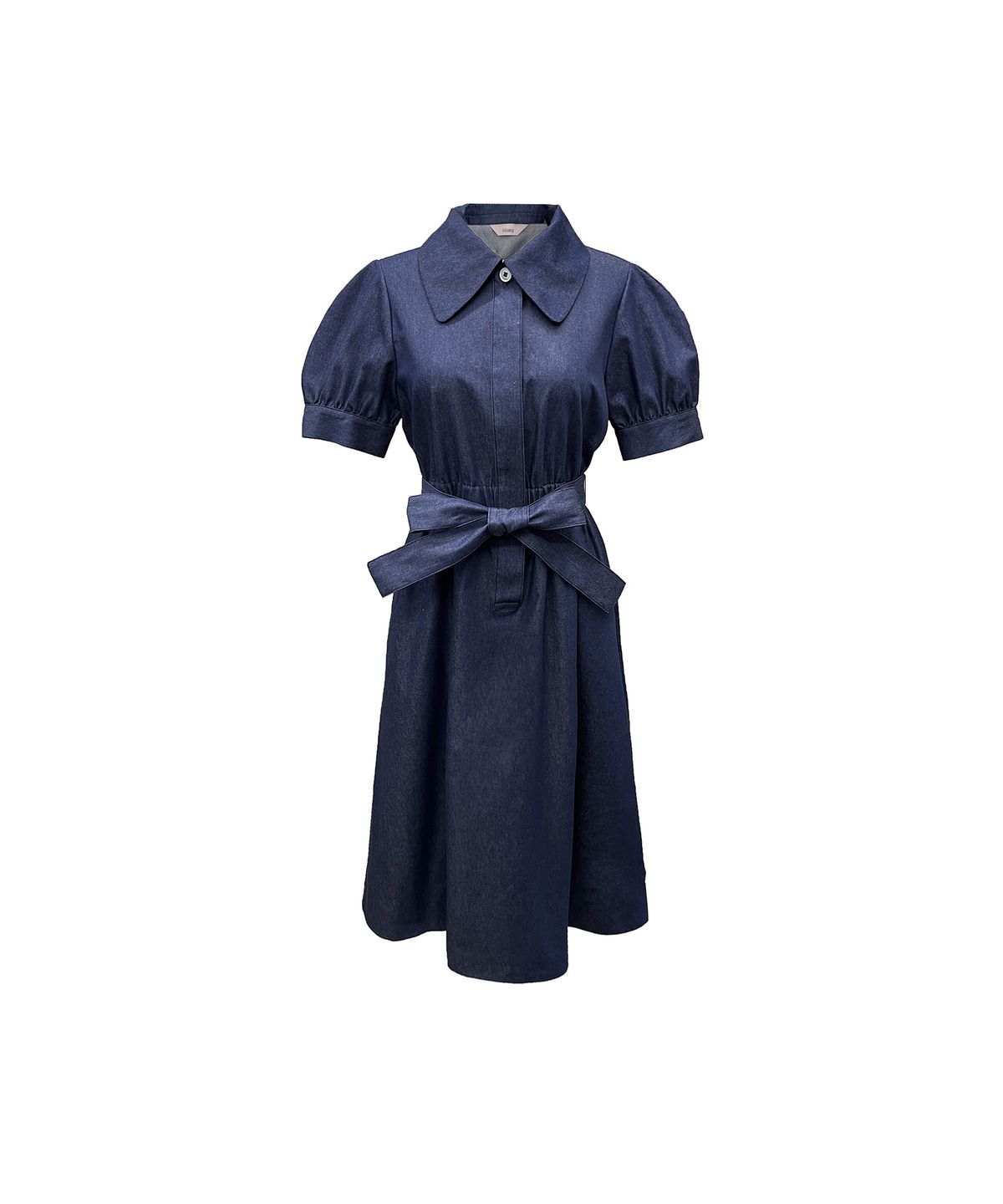 티백(TIBAEG) 하이든 원피스 네이비 HIDEN DRESS
