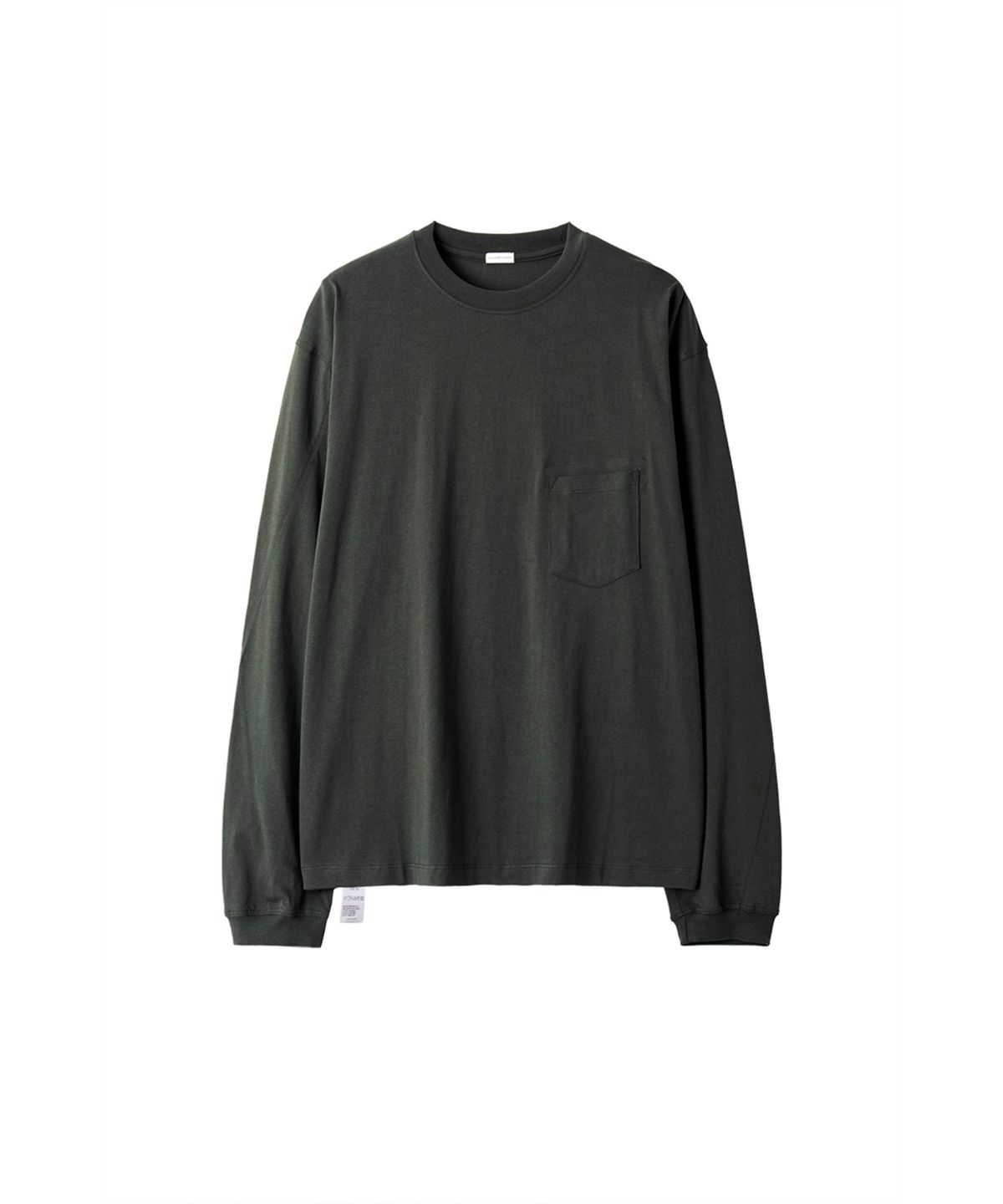 유체 프레타 포르테(YOUCHE PRET A PORTER) SI SLANT LONG SLEEVE TEE Moss Green