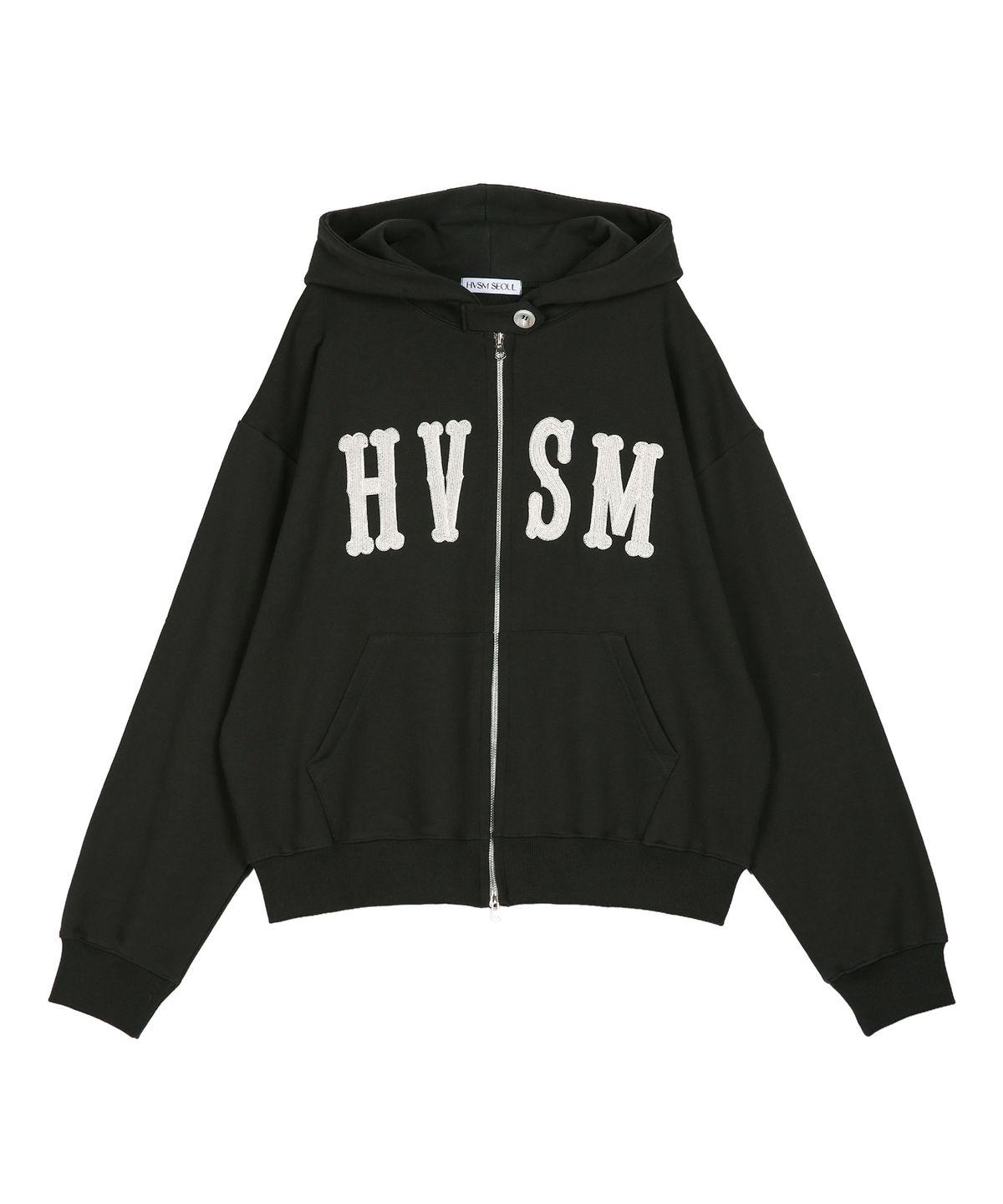 해비즘(HAVISM) HVSM STITCH ZIP UP HOOD(CHARCOAL)