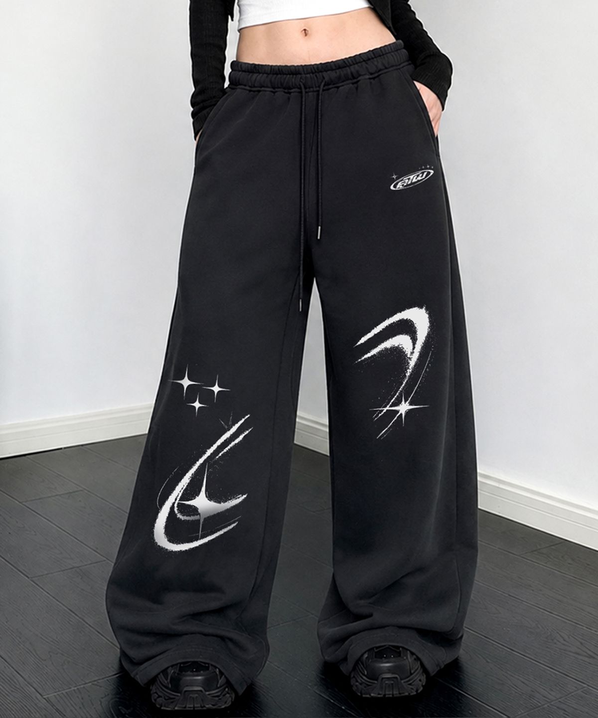 아티스트웨어(ARTISTWEAR) 오비트 와이드 밴딩 팬츠