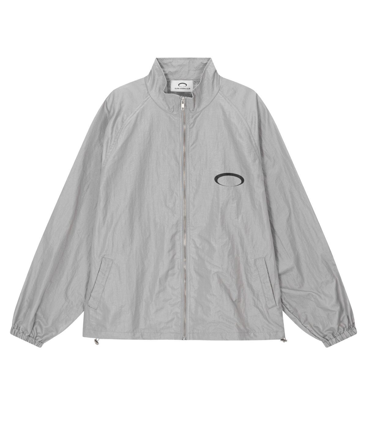 글로우이브닝클럽(GLOW EVENING CLUB) HORIZON RING NYLON JACKET [GRAY]