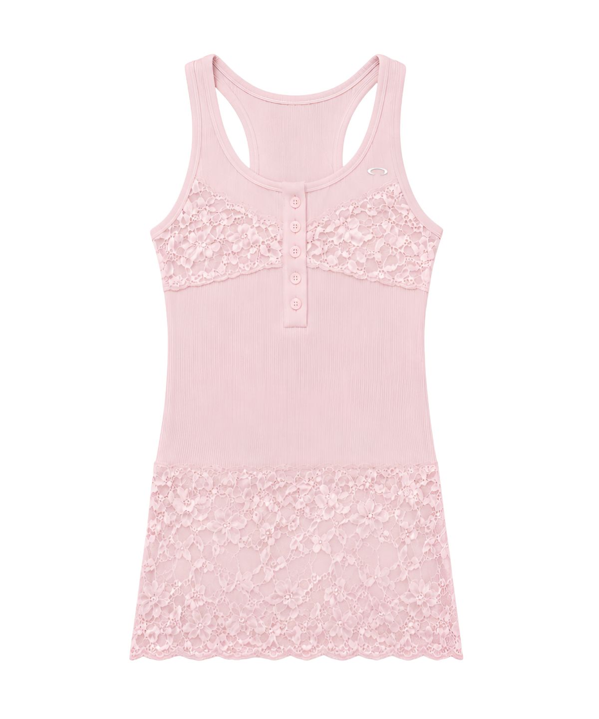 글로우이브닝클럽(GLOW EVENING CLUB) LACE SLEEVELESS [PINK]