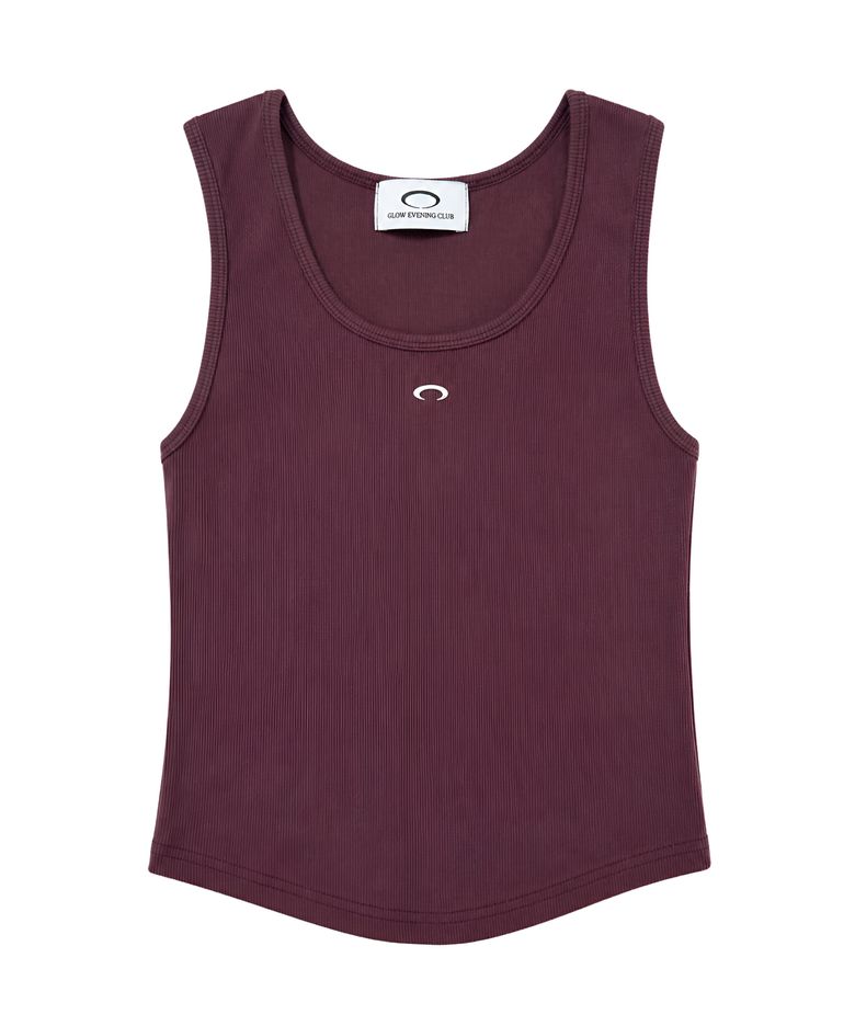 HORIZON RING SHORT SLEEVELESS [BURGUNDY]