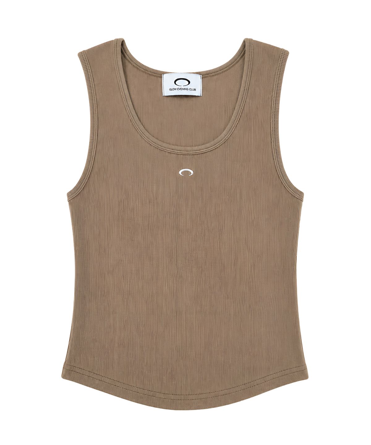 글로우이브닝클럽(GLOW EVENING CLUB) HORIZON RING SHORT SLEEVELESS [BEIGE]