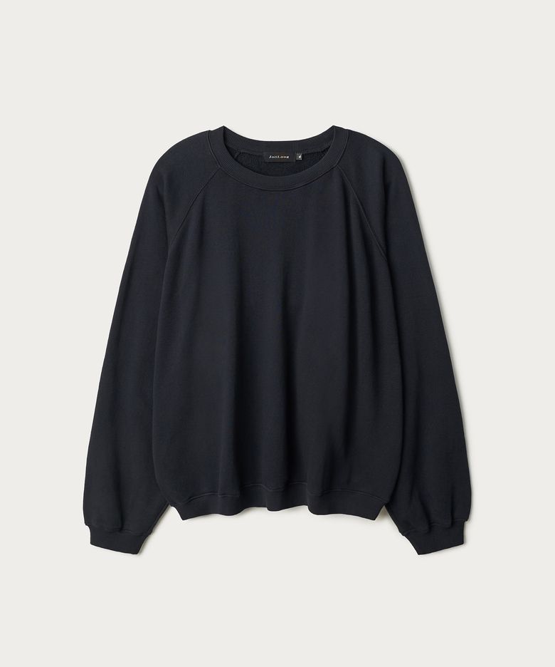 JN021 CROPPED RAGLAN SWEATSHIRT - DEEP NAVY
