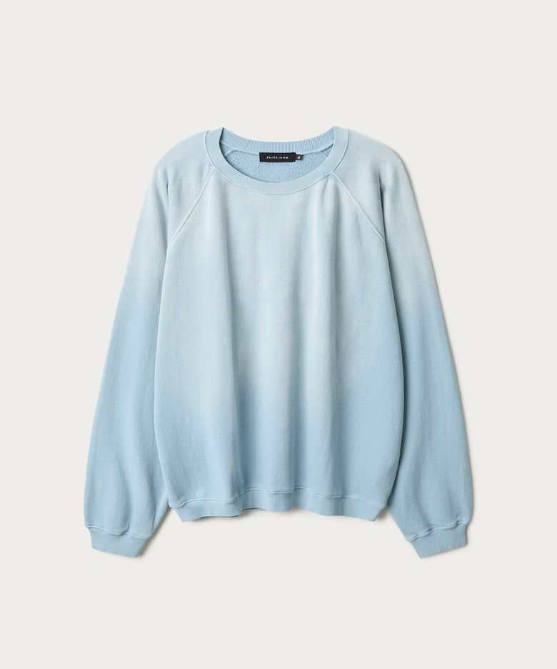 JN021 CROPPED RAGLAN SWEATSHIRT - ICE BLUE
