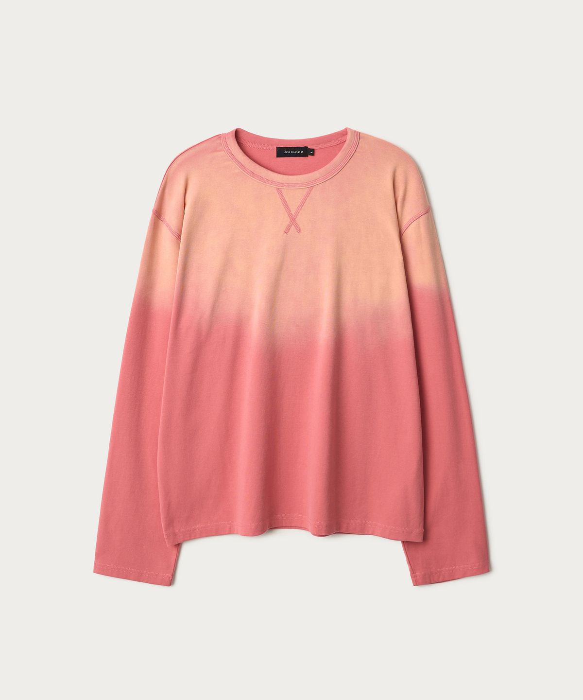 조질롱(JOJILONG) JN126 MELT LONG SLEEVE T-SHIRT - VINTAGE RED