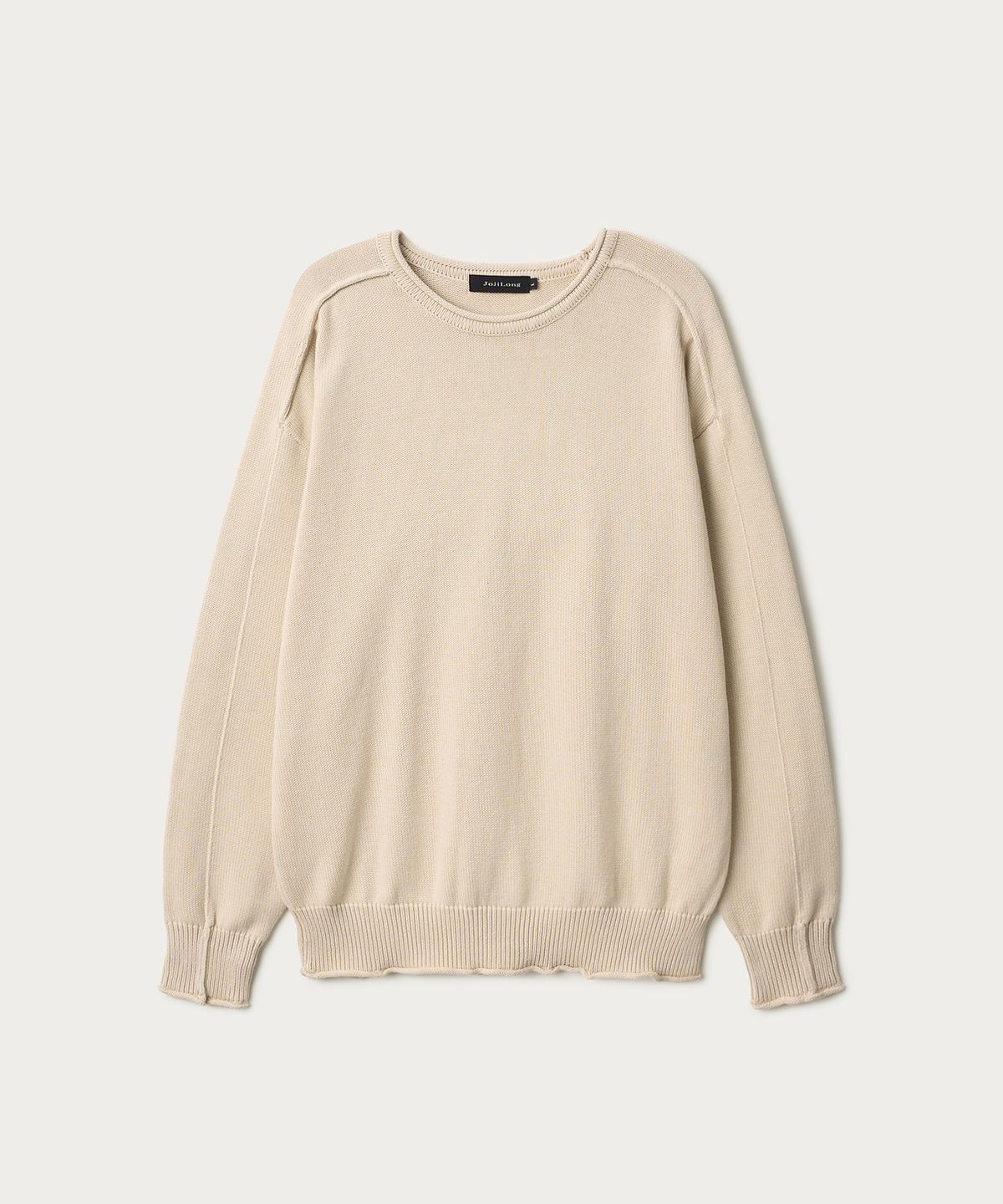 조질롱(JOJILONG) JN210 ESSENTIAL RAGLAN KNIT - BEIGE