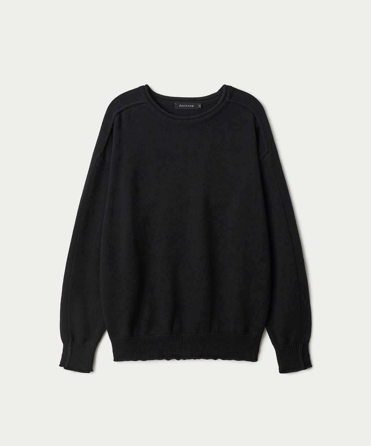 조질롱(JOJILONG) JN210 ESSENTIAL RAGLAN KNIT - BLACK