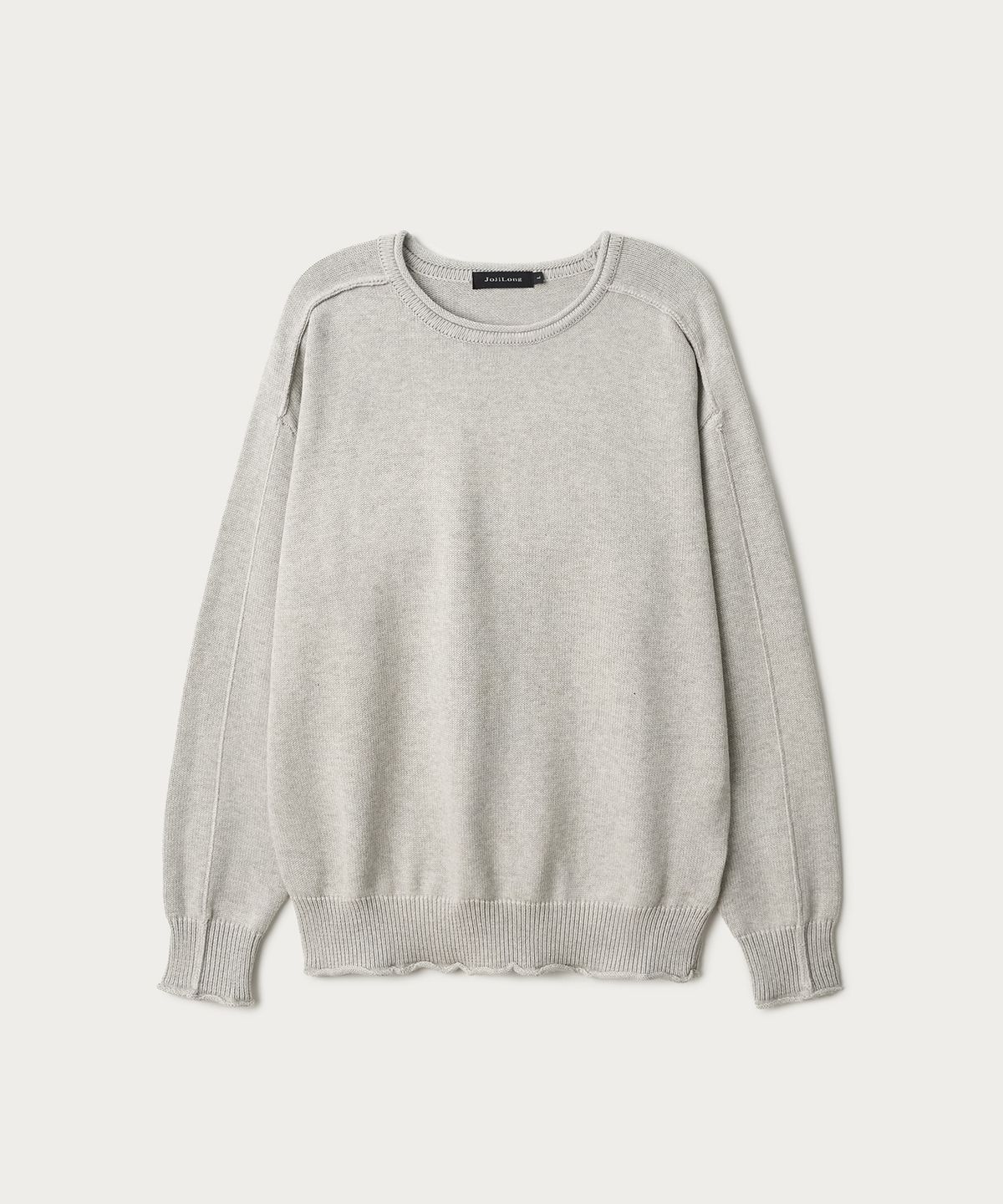 조질롱(JOJILONG) JN210 ESSENTIAL RAGLAN KNIT - GREY
