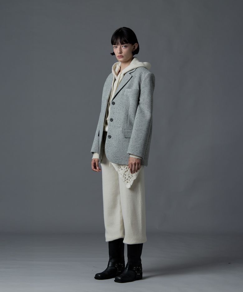 Nep Wool Tailored Jacke (Gray)