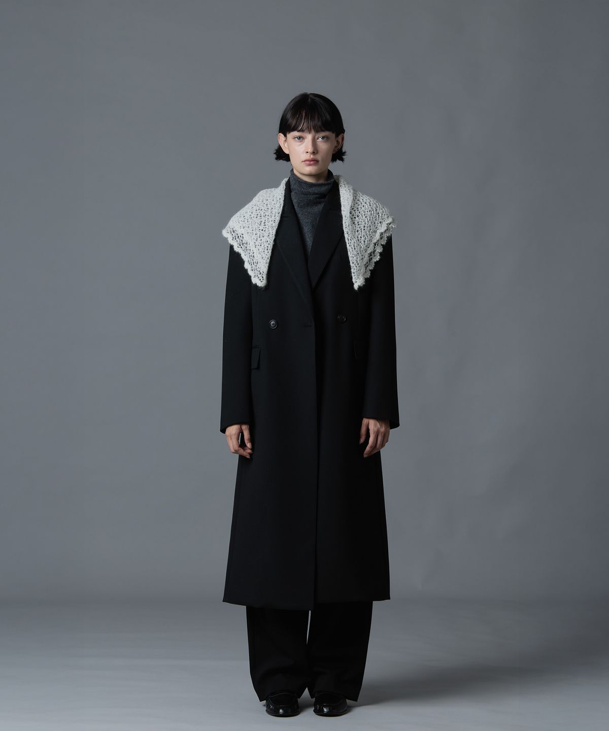더밀루이(THEMILUI) Luid Tailored Long Coat (Black)