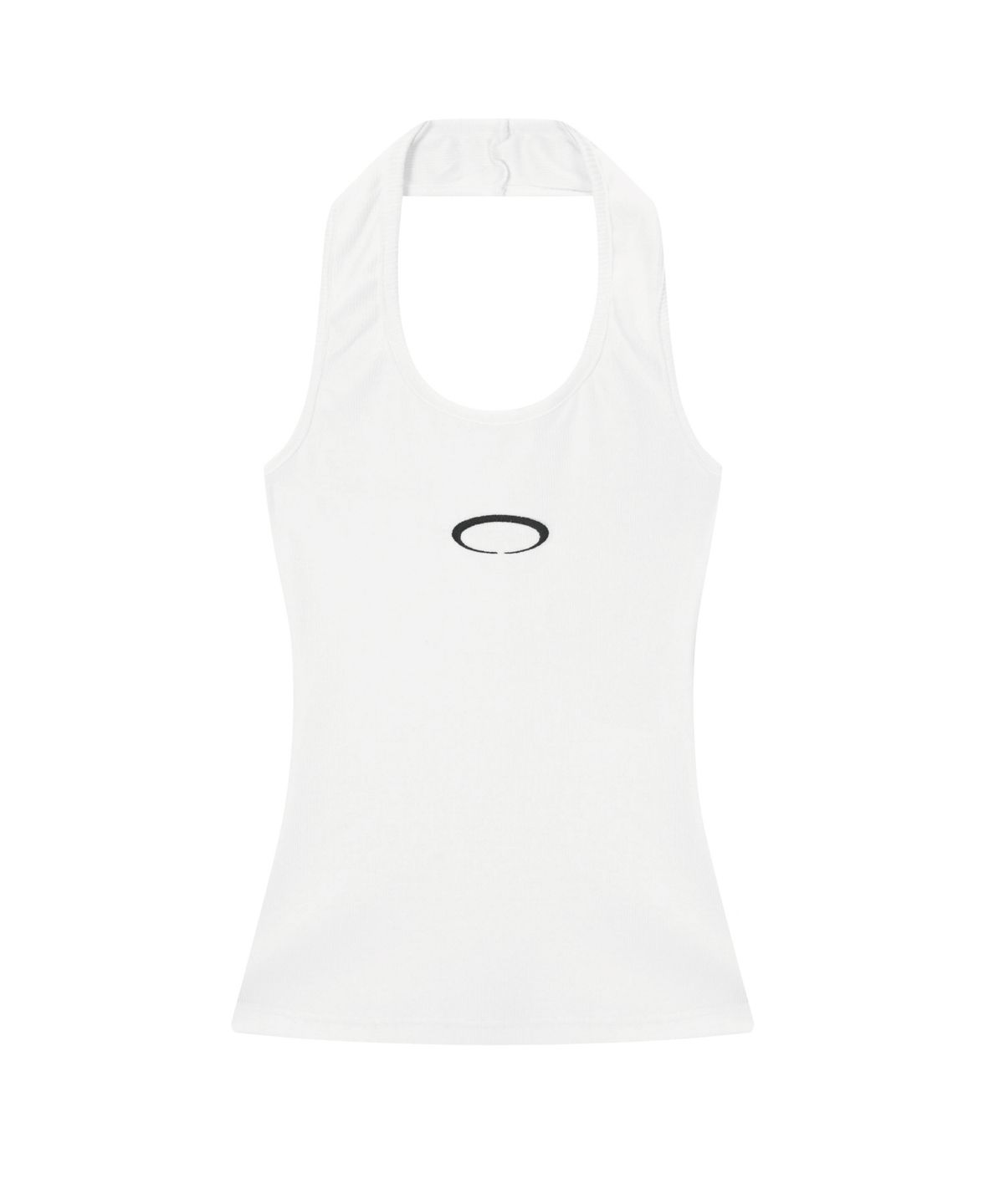 글로우이브닝클럽(GLOW EVENING CLUB) HORIZON RING HALTER NECK [WHITE]
