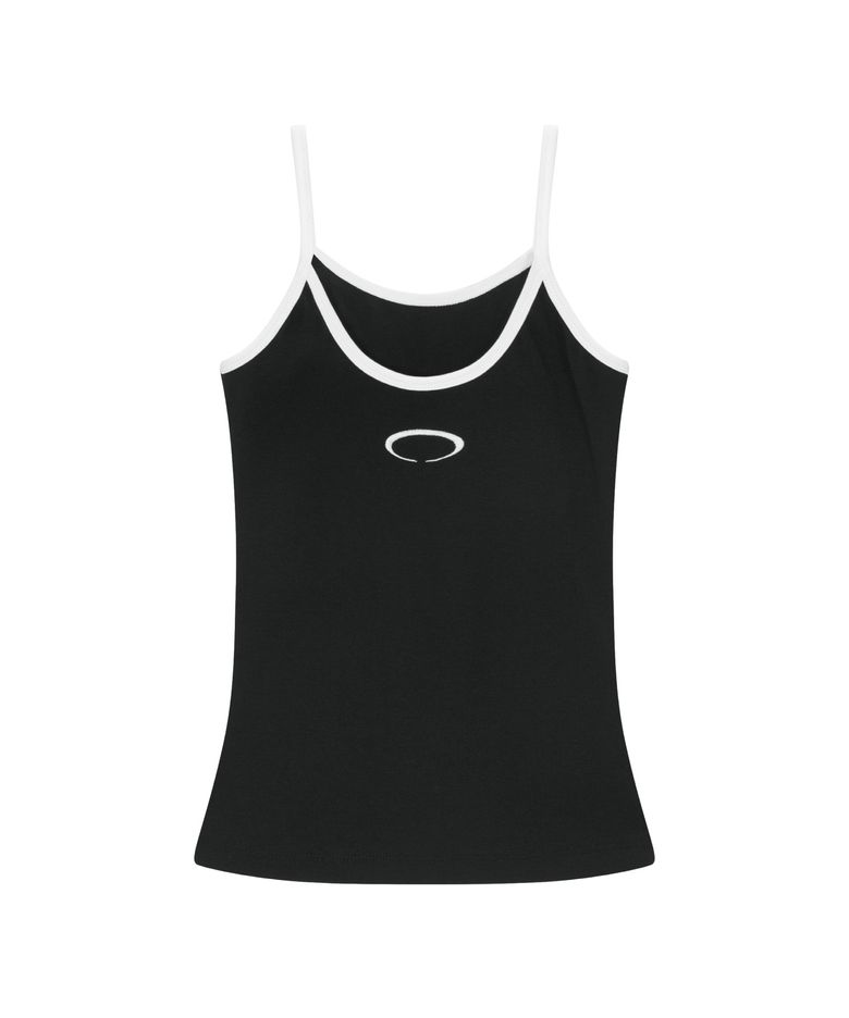 HORIZON RING SLEEVELESS [BLACK / WHITE]