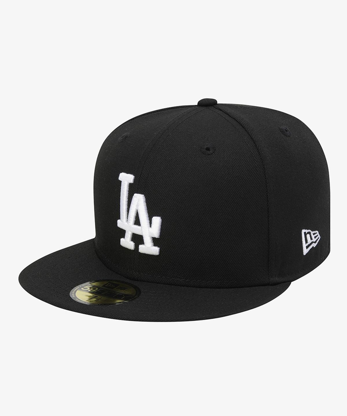 뉴에라(NEW ERA) MLB LA 다저스 베이직 팀 피티드캡 블랙 15411799