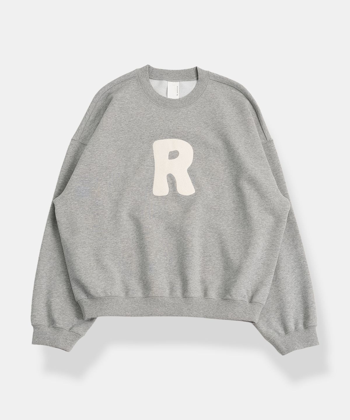 그라프트맨(GRAFTMEN) DRAWING TYPO SWEATSHIRT / GRAY