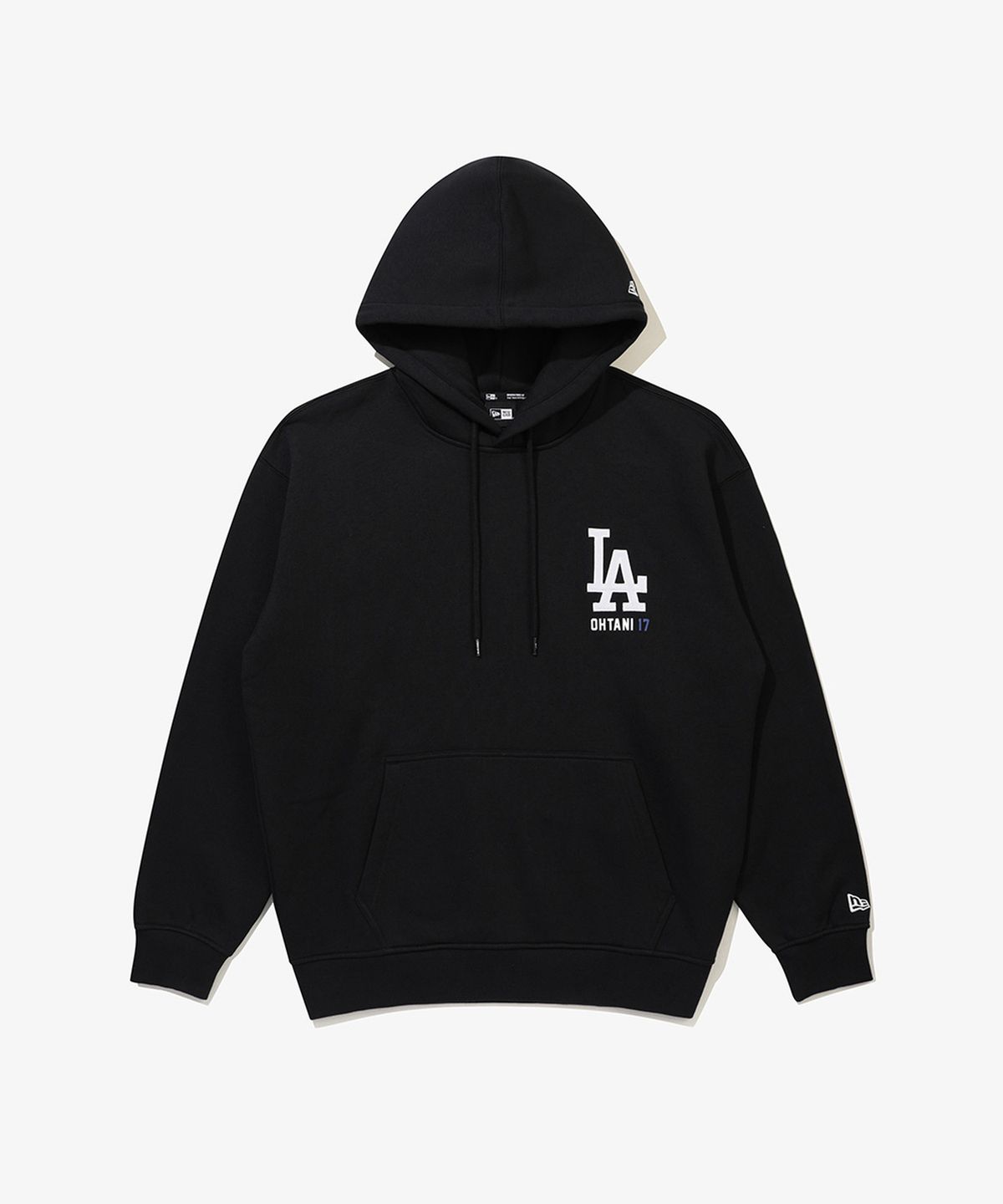 뉴에라(NEW ERA) (기모) MLB LA 다저스 플레이어 시그니처 후드 블랙 15357989