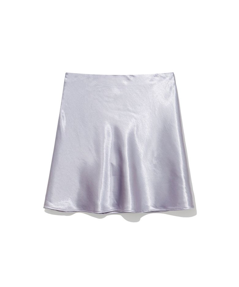 Gloss Satin Flare Skirt 5 Color