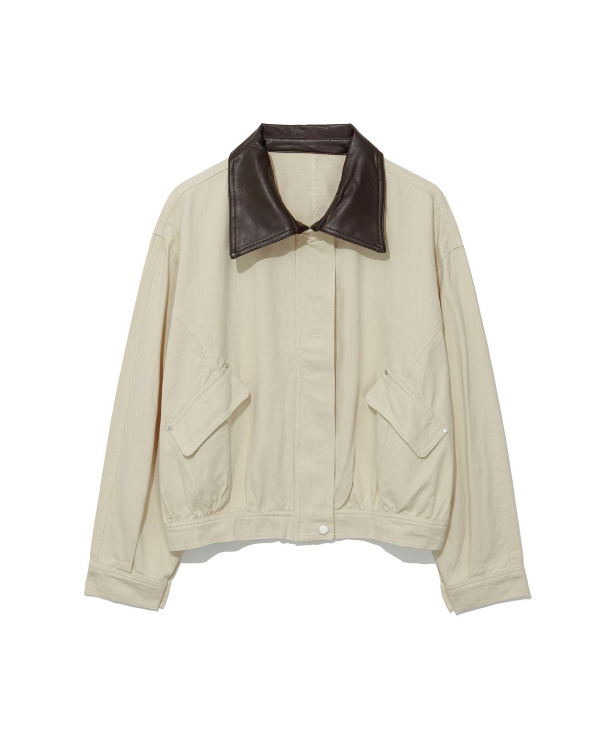 모아(MOAA) Cotton Utility Pocket Jacket (IVORY)