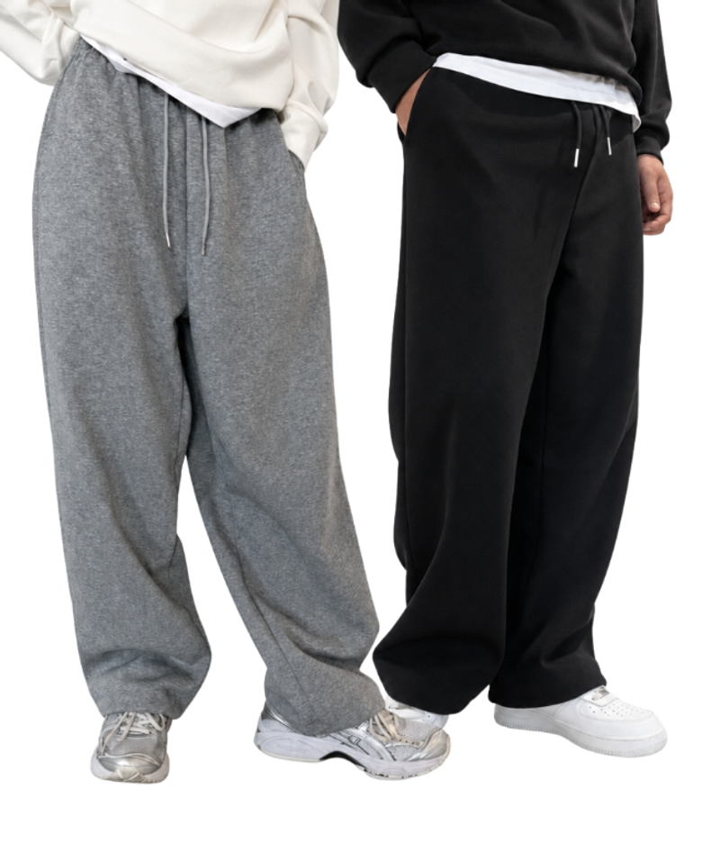 [2pack] 와이드 밴딩 롱 팬츠 p0001