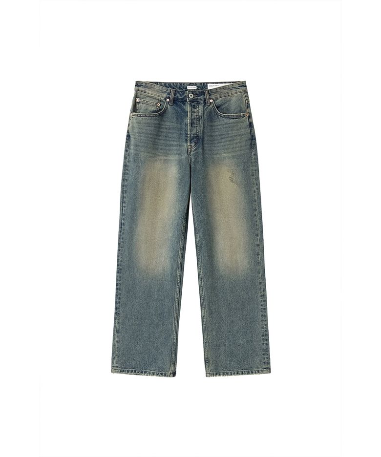 SI AGED TINT STRAIGHT DENIM Dust Blue