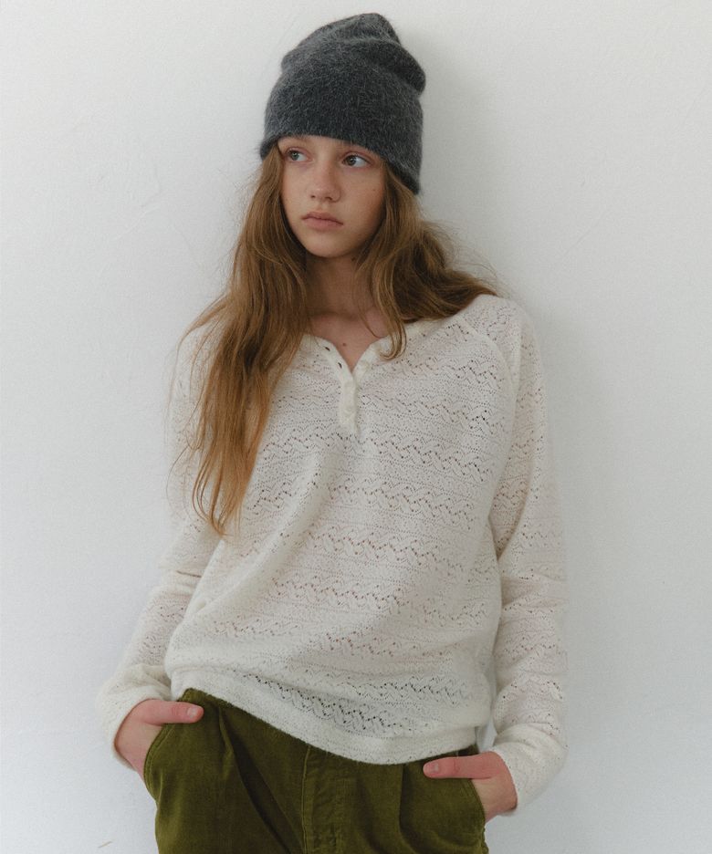 Eden Brushed Lace Top_ivory