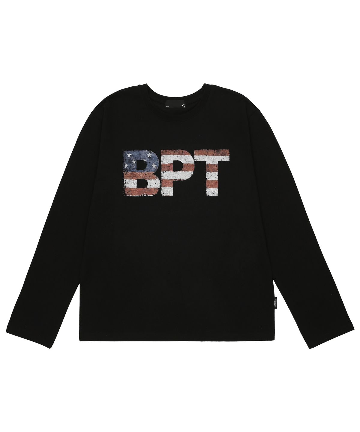 비피투디스오더(BP2 DISORDER) USA 롱 슬리브 티셔츠 블랙