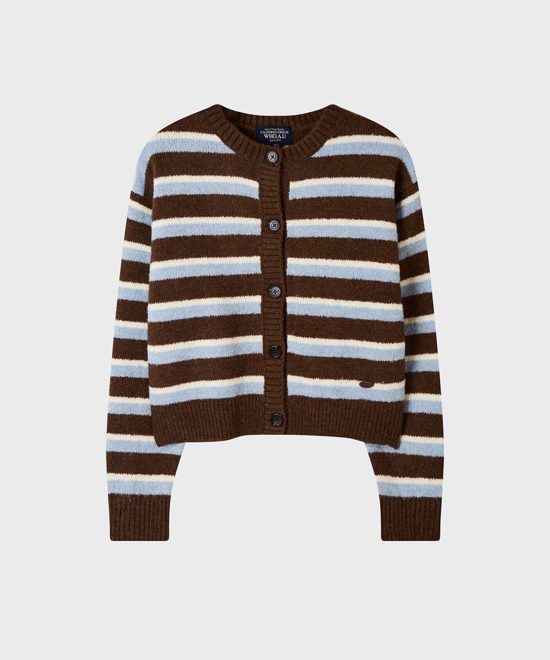 Bokasi Stripe Cardigan / WHCKG4T24F