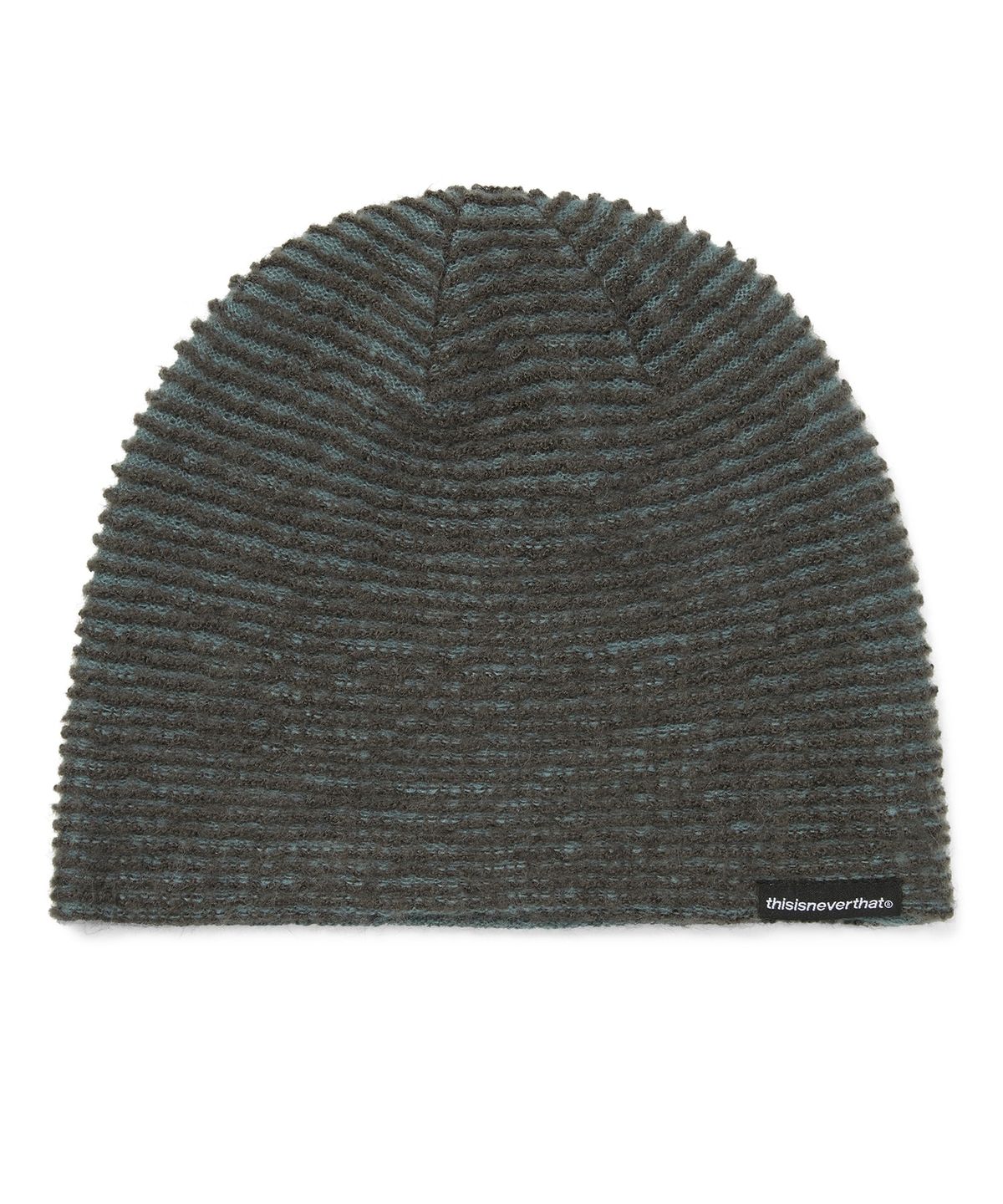디스이즈네버댓(THISISNEVERTHAT) Reversible Knit No Cuff Beanie Charcoal