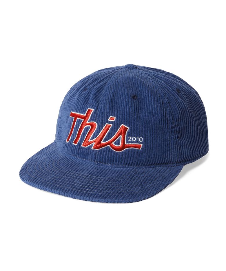 Corduroy Cap Blue