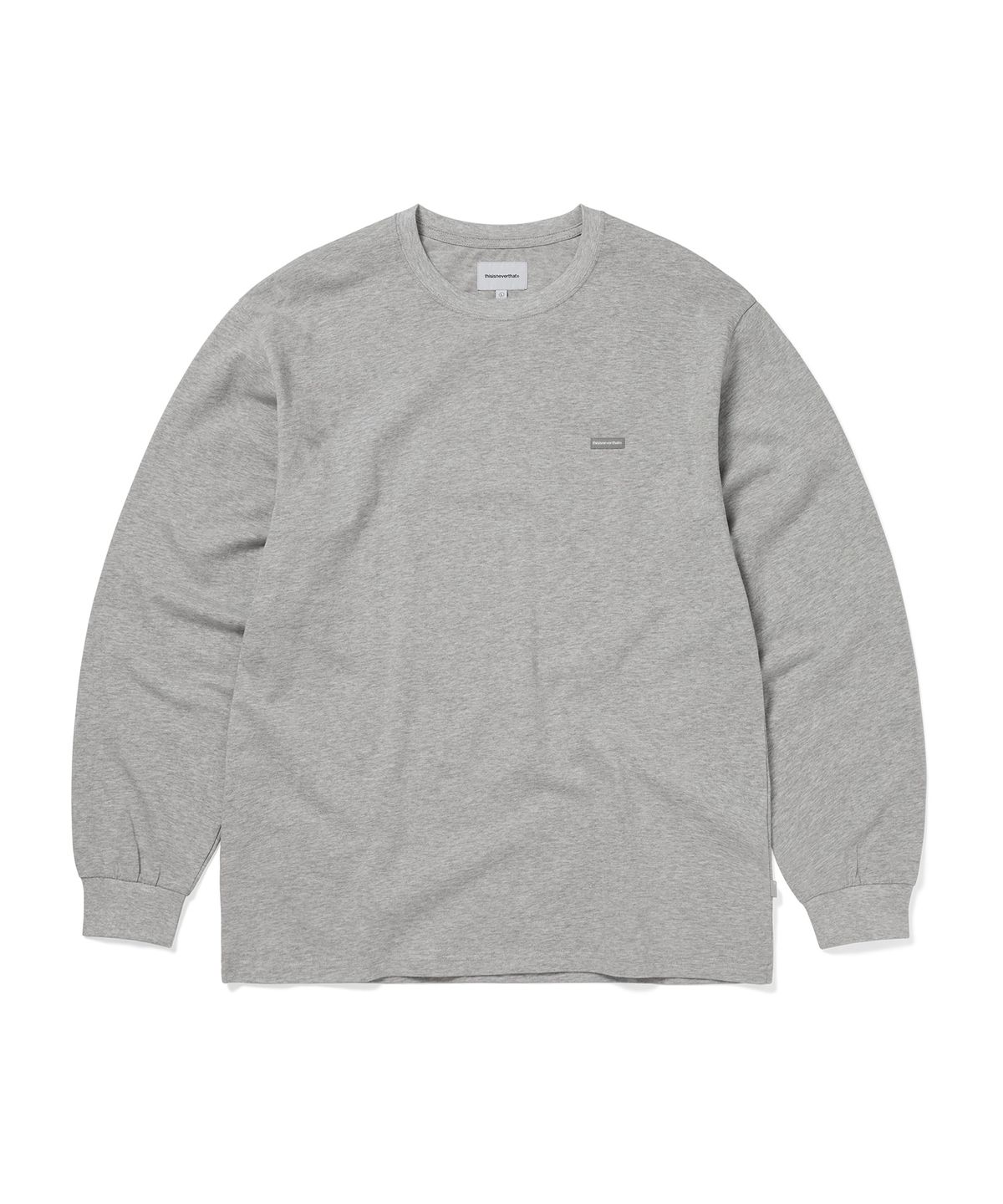 디스이즈네버댓(THISISNEVERTHAT) T.N.T. Classic HDP L/S Tee Heather Grey