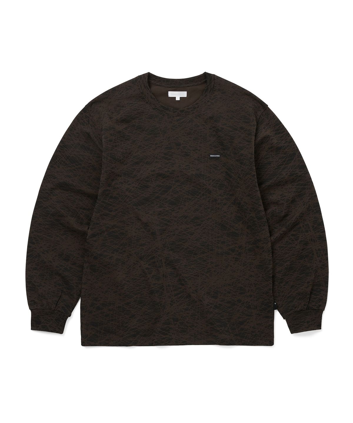 디스이즈네버댓(THISISNEVERTHAT) T.N.T. Classic HDP L/S Tee Scribble Black