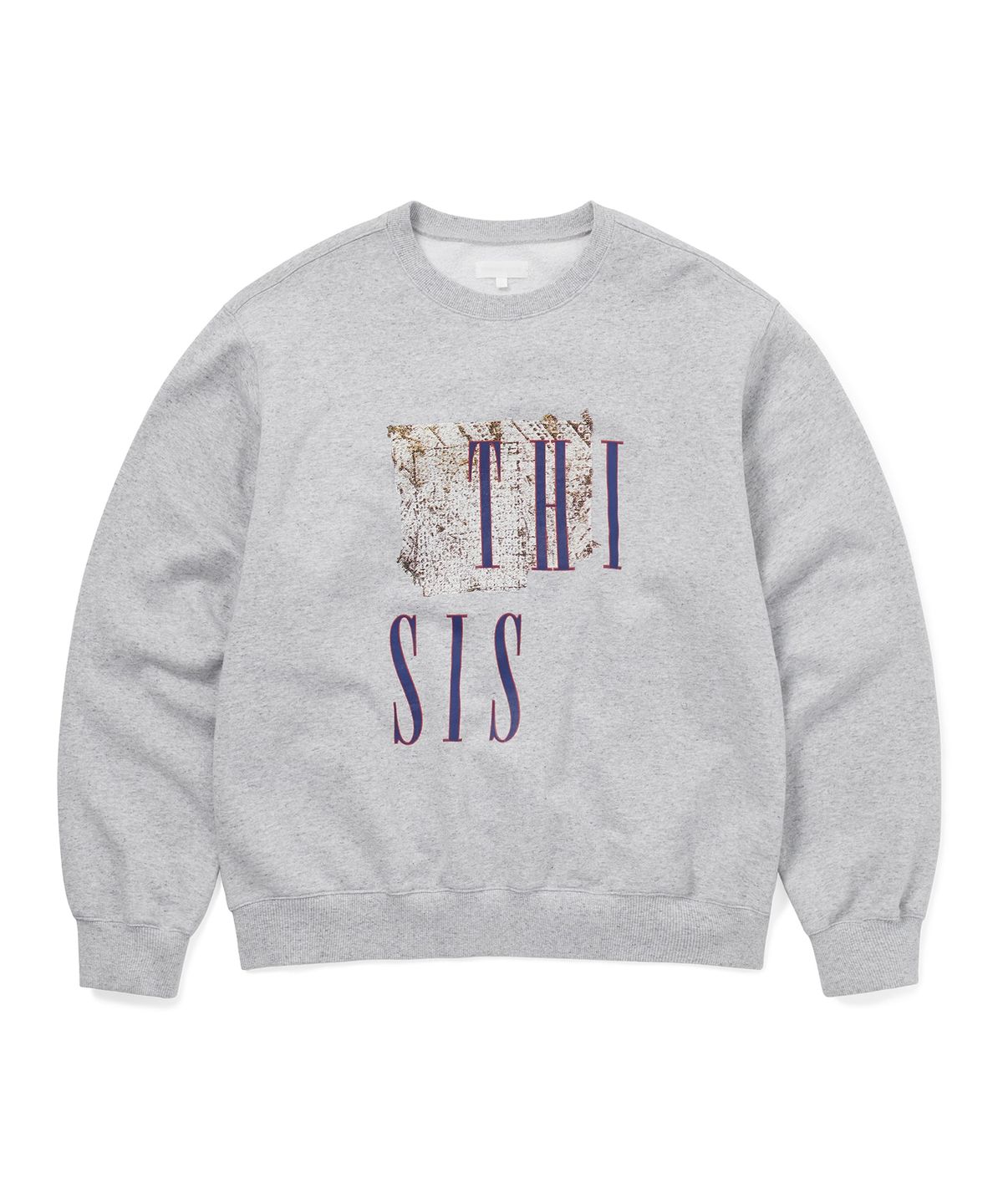 디스이즈네버댓(THISISNEVERTHAT) THI SIS Crewneck Heather Grey