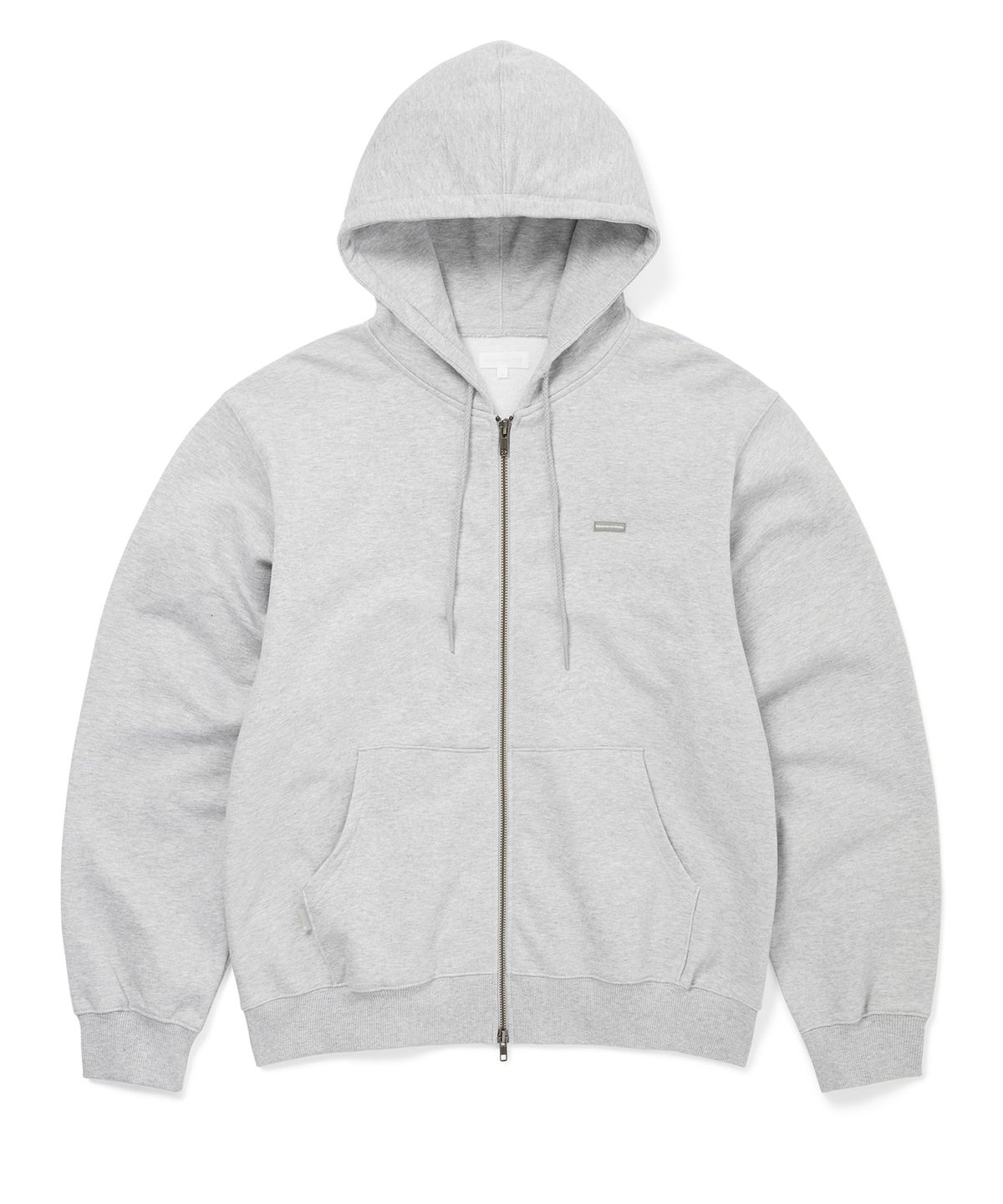 디스이즈네버댓(THISISNEVERTHAT) T.N.T. Classic HDP Zip Up Sweat Heather Grey
