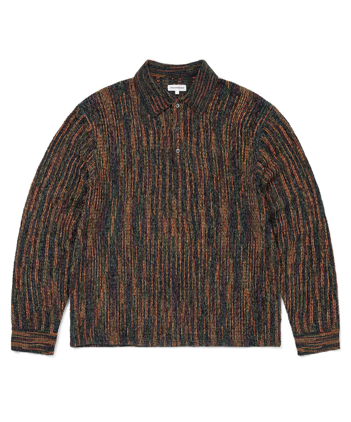 디스이즈네버댓(THISISNEVERTHAT) Velvet Knit Polo Multi