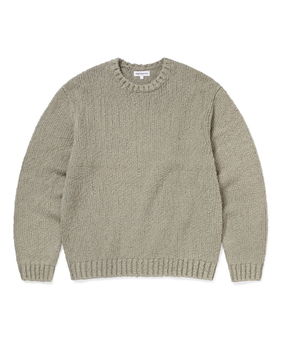 디스이즈네버댓(THISISNEVERTHAT) Boucle Sweater Grey