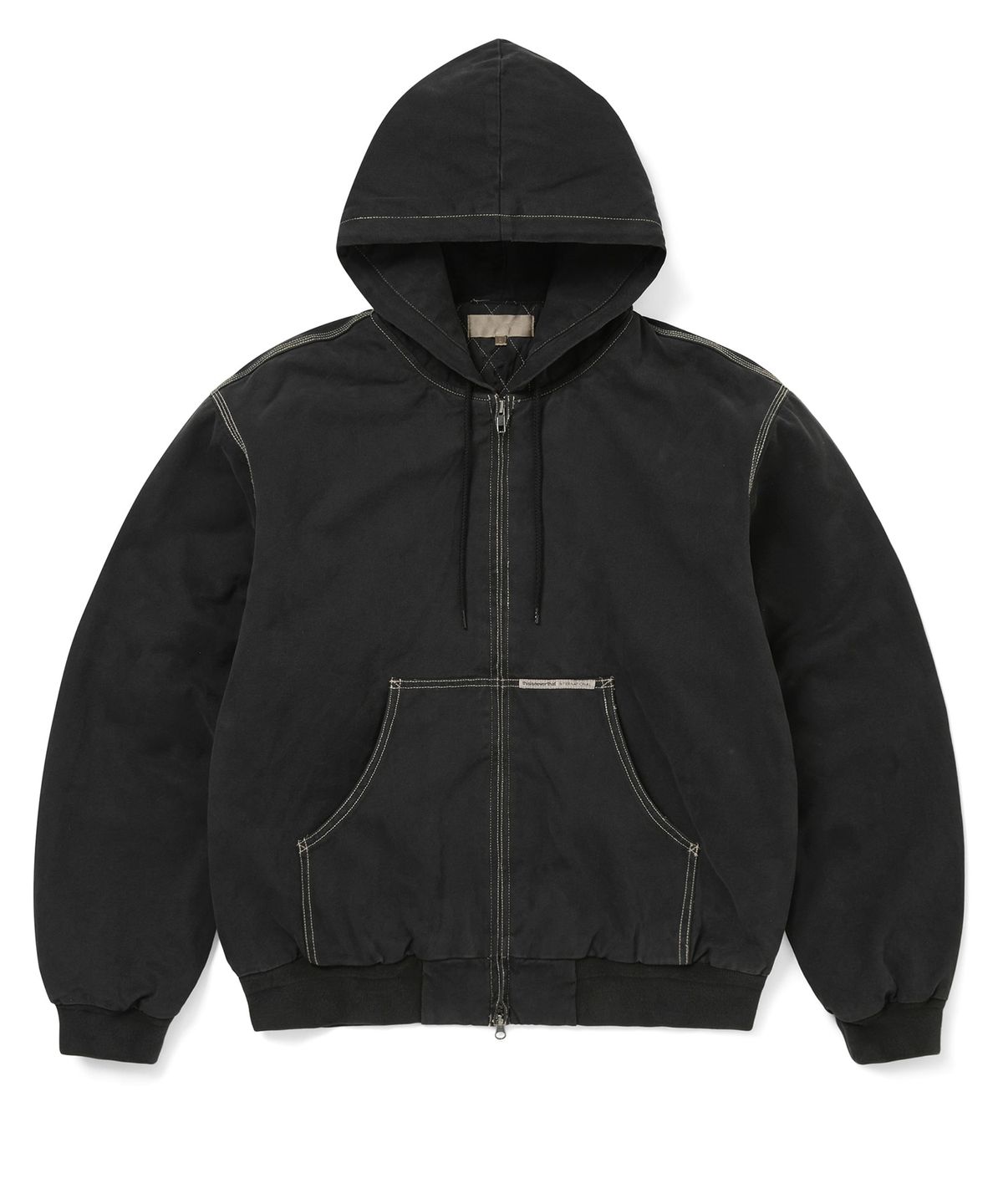 디스이즈네버댓(THISISNEVERTHAT) Overdyed Hooded Jacket Black