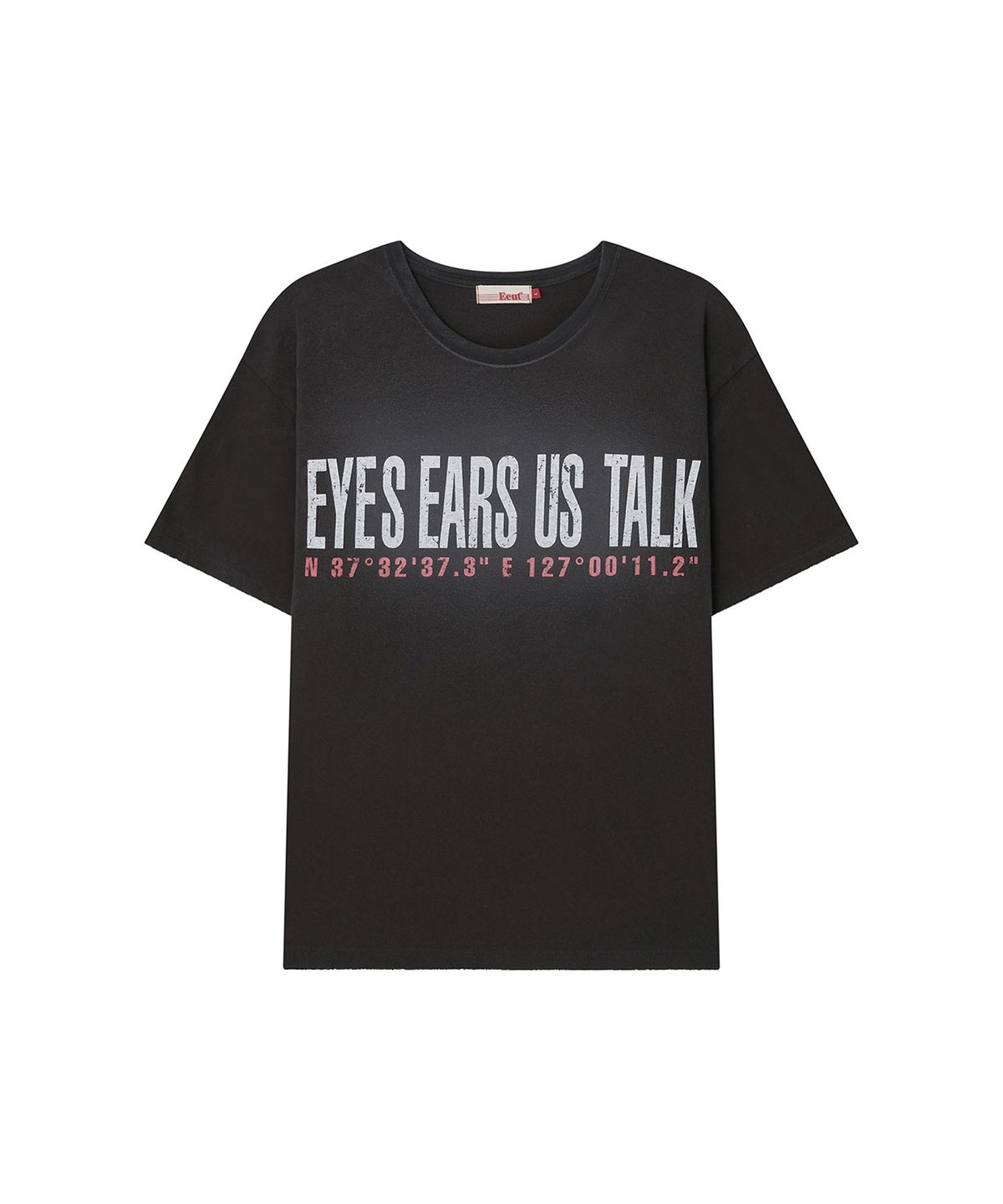 이우트(EEUT) EEUT COORDINATE T-SHIRT / BLACK
