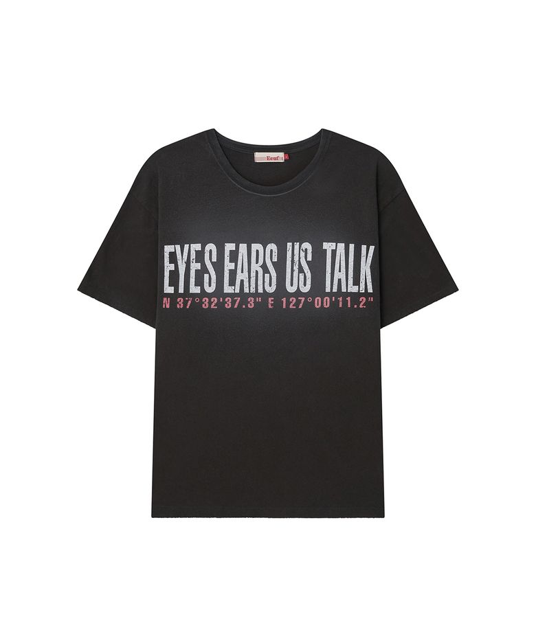 EEUT COORDINATE T-SHIRT / BLACK