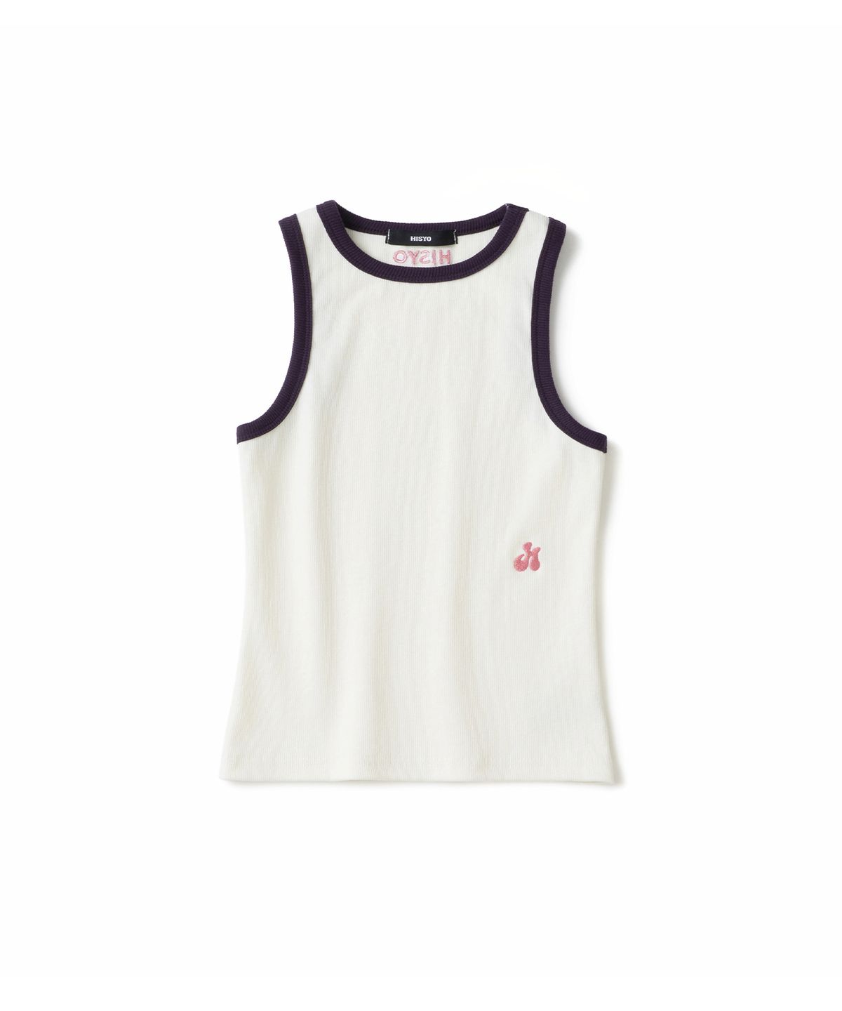 히쇼(HISYO) Tiny Heart Tank Top - White