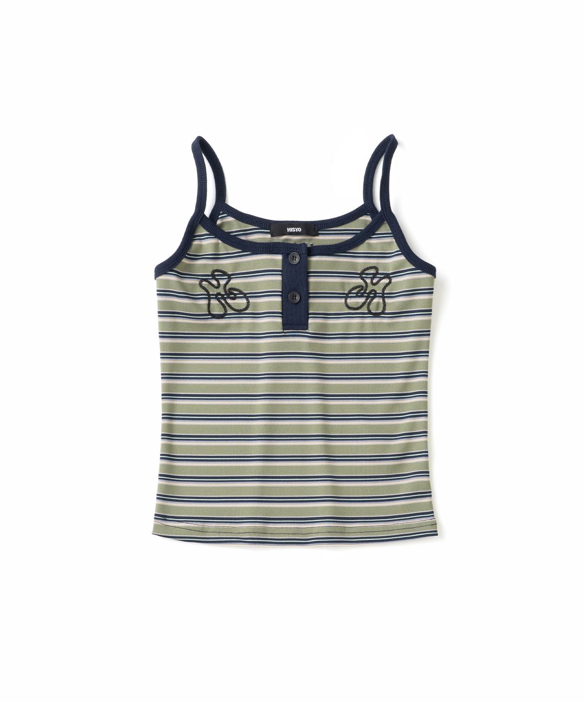히쇼(HISYO) H Symbol Stitch Camisole - Green