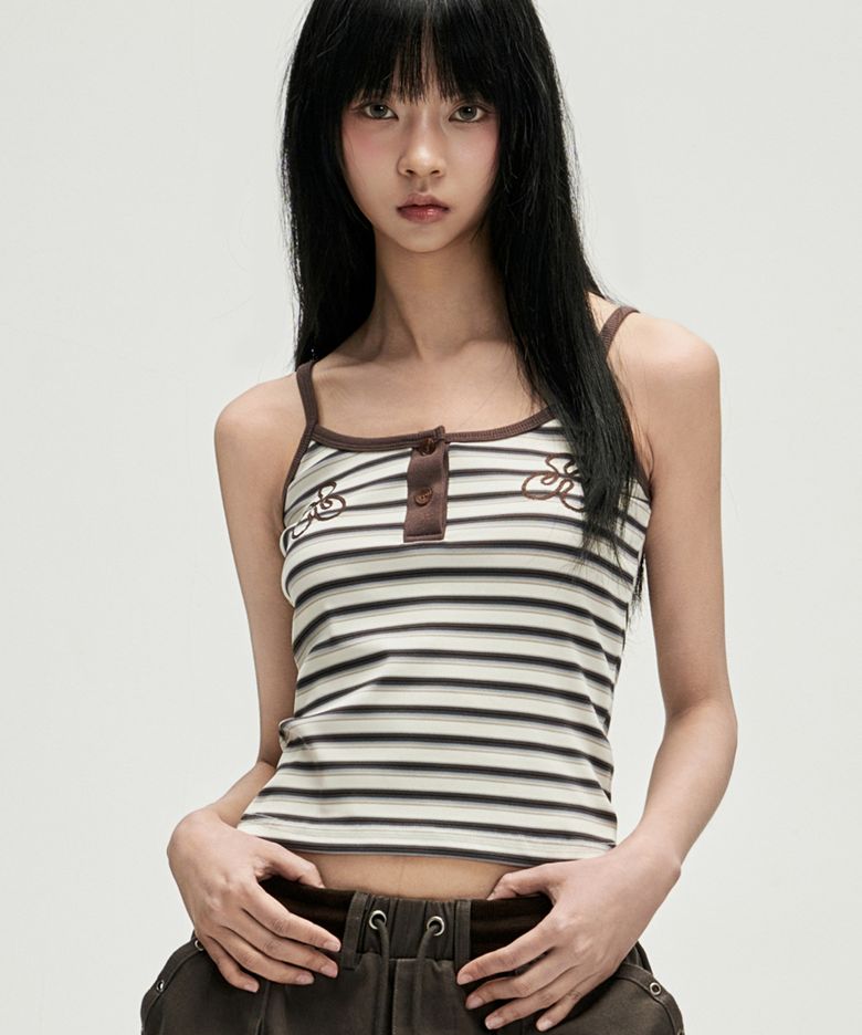 H Symbol Stitch Camisole - Ivory
