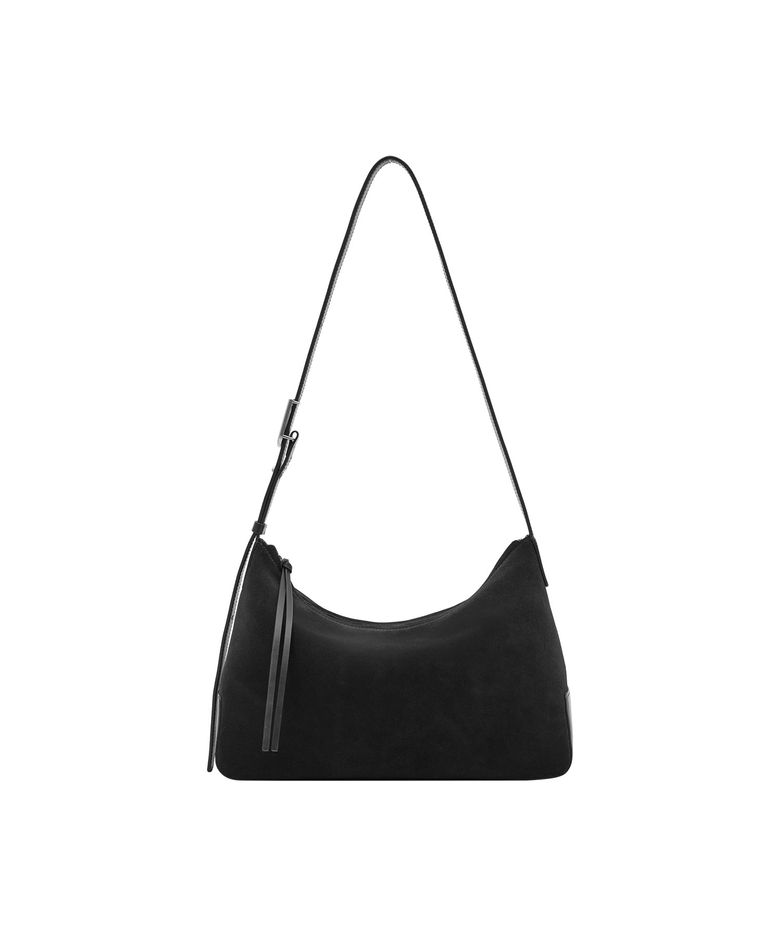 TASSIA 스웨이드 MD슬라우치숄더 BK (JHNCHA6BF987BK010)