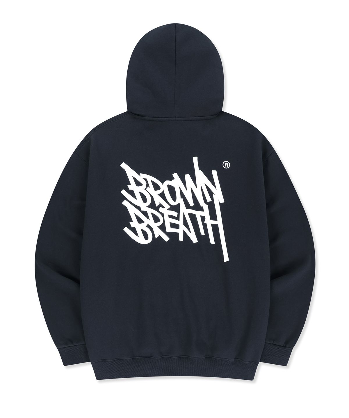 브라운브레스(BROWNBREATH) TAG OG HOODIE - NAVY