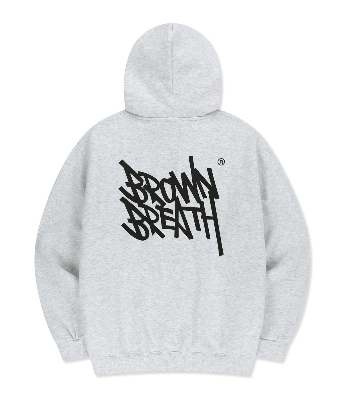 브라운브레스(BROWNBREATH) TAG OG HOODIE - ASH