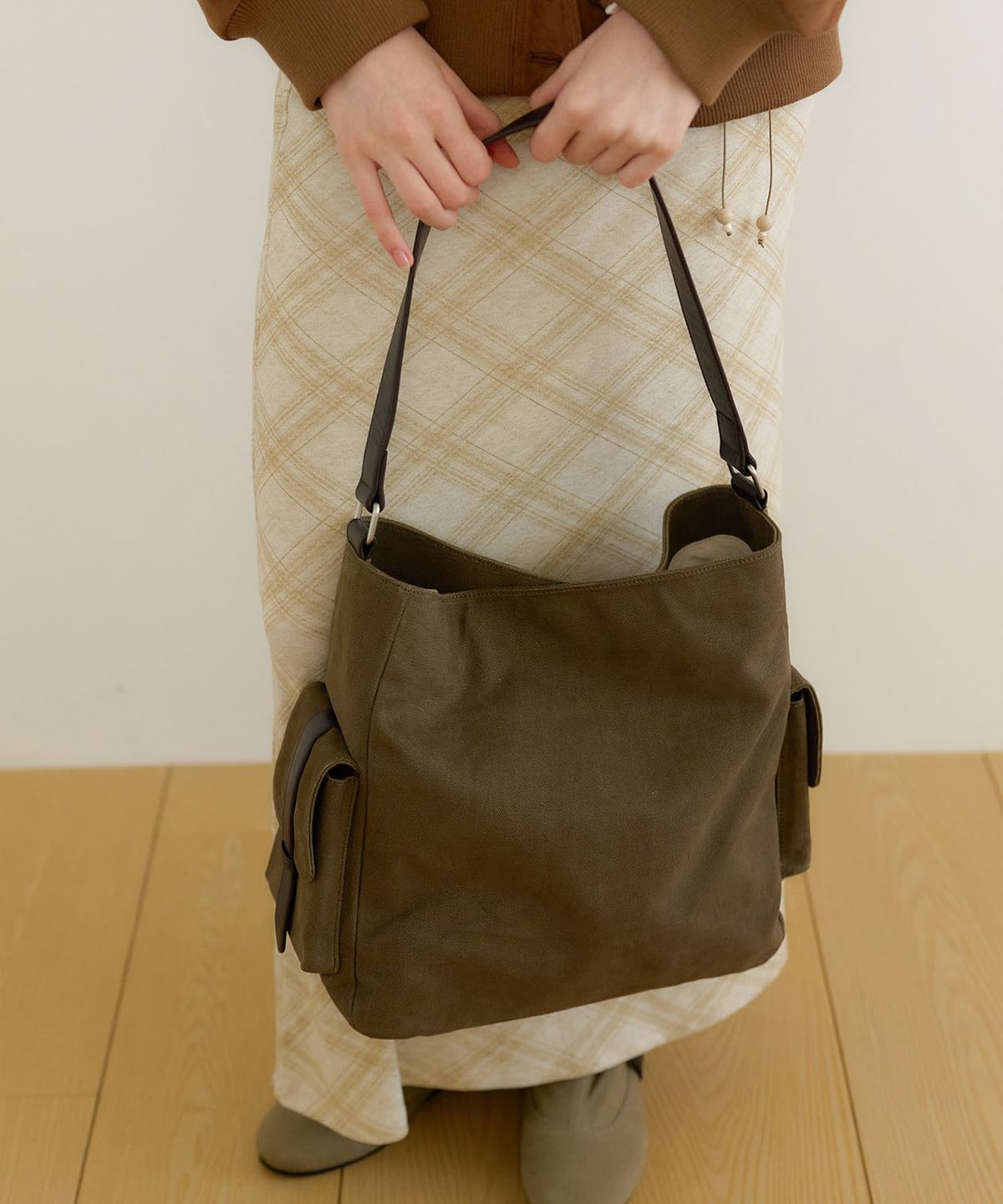 아우로(OURO) PORTO BAG [ KHAKI ]